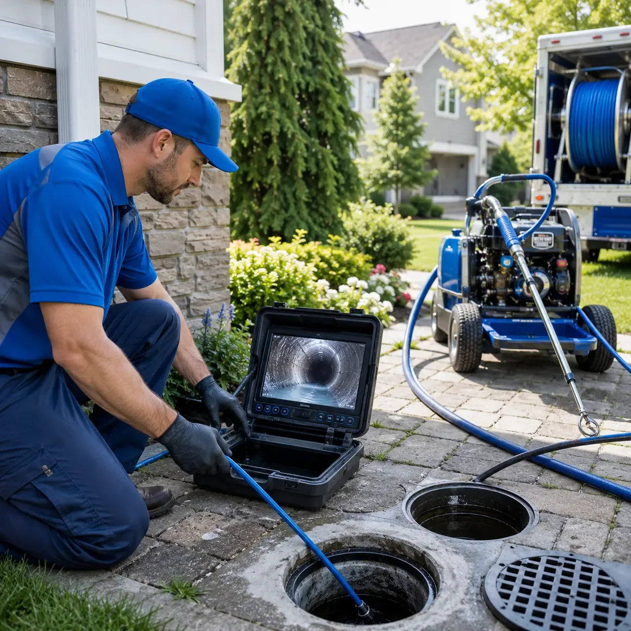 Outdoor drain cleaning professionals serving West Alton, MO